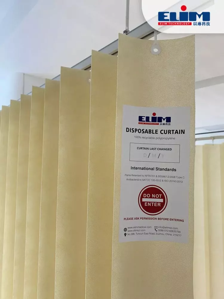 Eldobható kórházi függöny